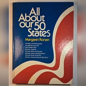 All About Our 50 States by Margaret Ronan- Hardback Book
